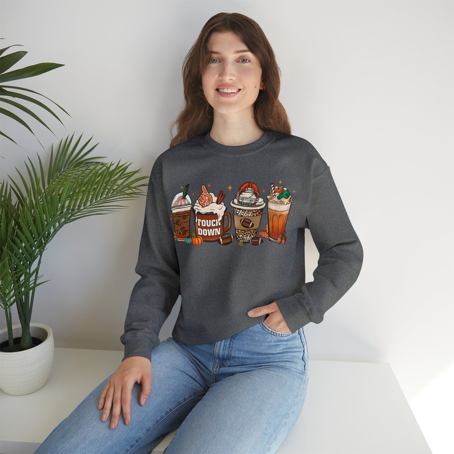 Football Autum Fall| Crewneck Sweatshirt | Falls Favorite Sweatshirt