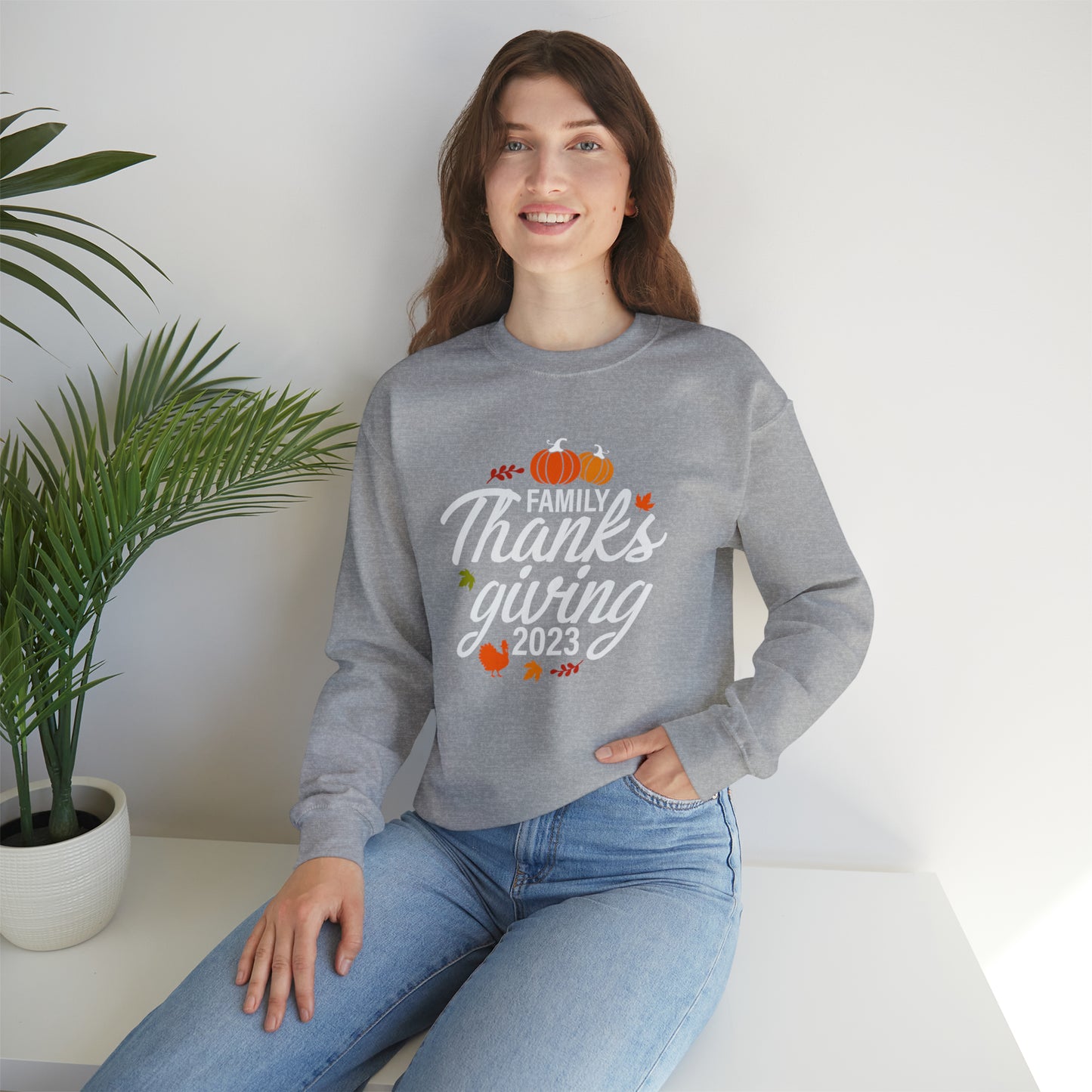 Family Thanksgiving 2023 | Unisex Crewneck Sweatshirt | Family Sweatshirt