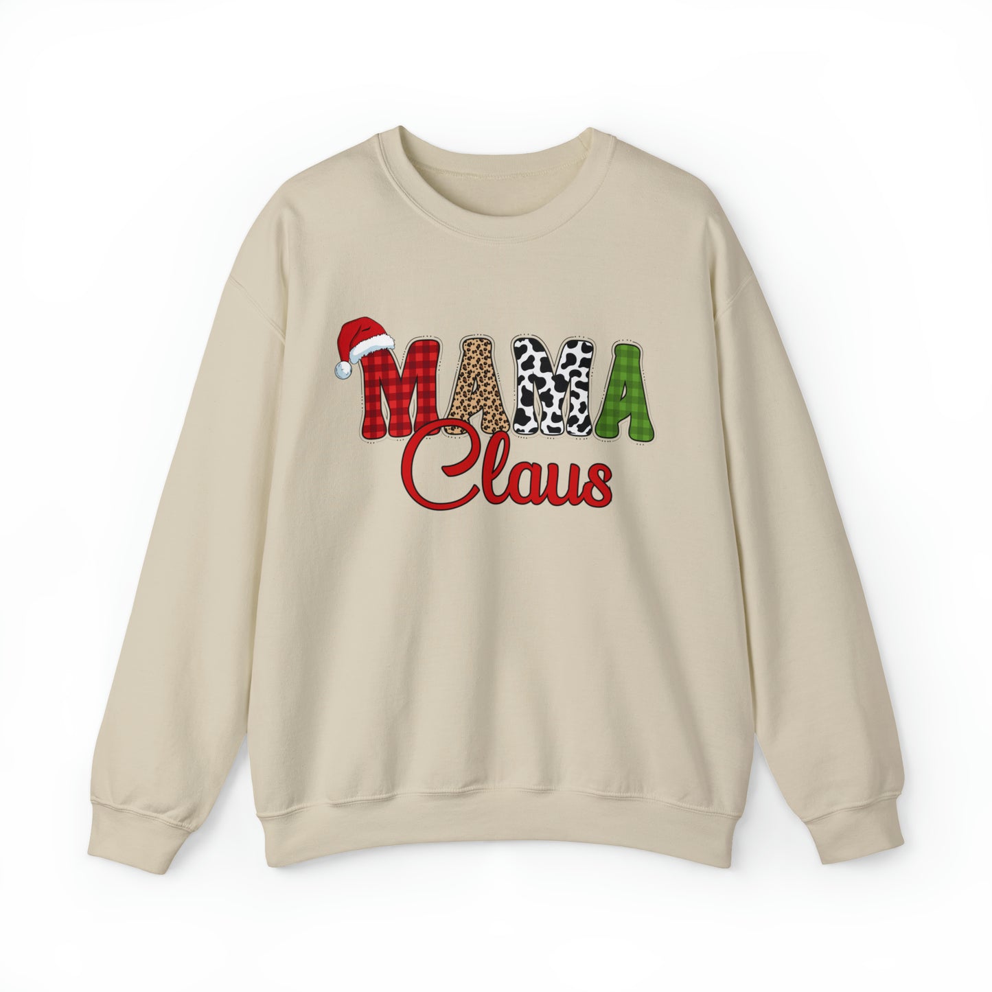 Mama Claus Christmas | Crewneck Sweatshirt | Christmas Family Sweatshirt