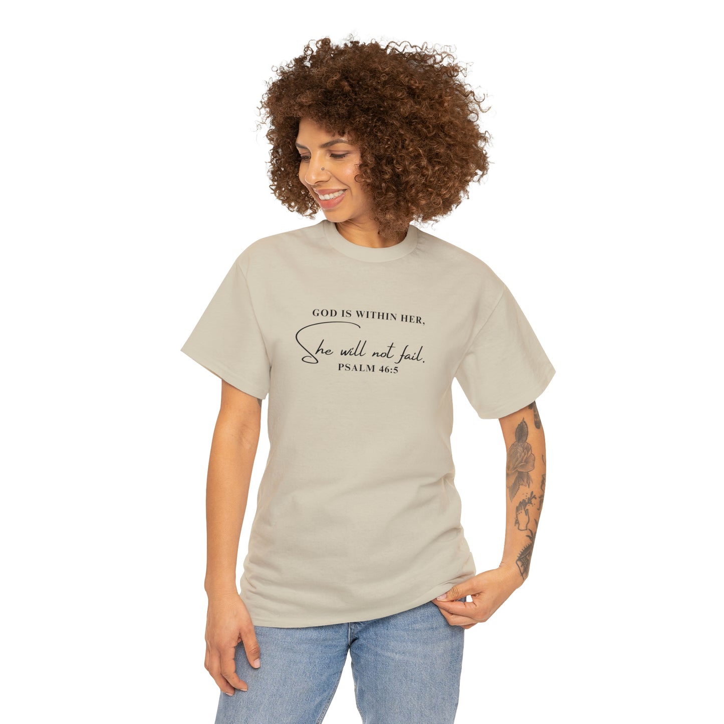God Is Within Her | Cotton Tee