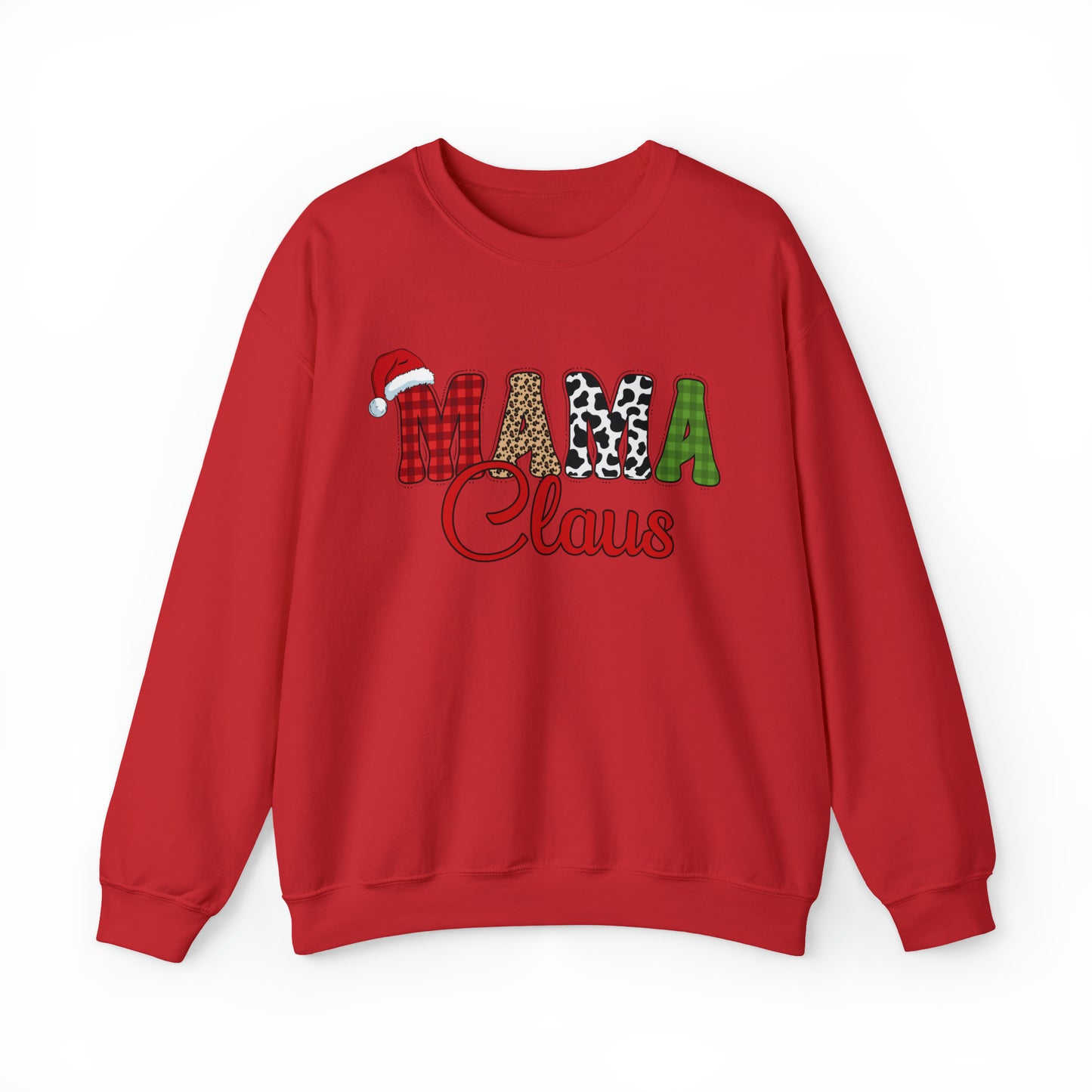 Mama Claus Christmas | Crewneck Sweatshirt | Christmas Family Sweatshirt