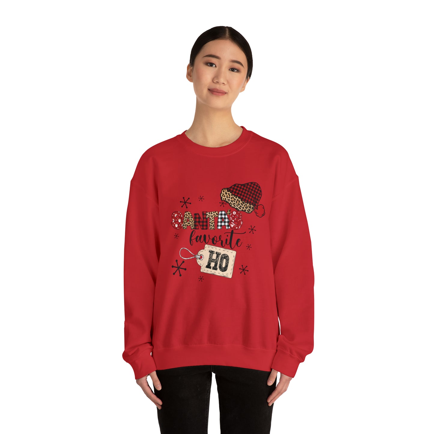 Santa's Favorite Ho Crewneck Sweatshirt | Funny Christmas Sweatshirt | Trending Christmas Sweatshirt
