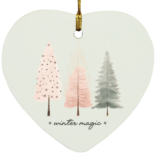 Winter Magic | Heart Ornament | Christmas Decoration