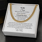 CUBAN LINK CHAIN | TO MY SON | LOVE MOM