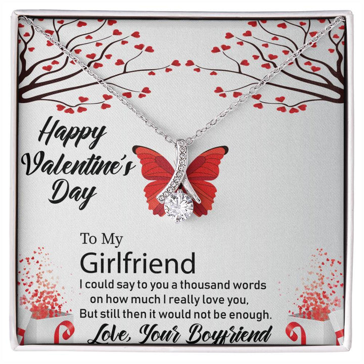 To My Girlfriend | Valentines Day | Alluring Beauty Necklace | Yellow & White Gold Variant