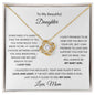 Love Knot Necklace | To My Daughter