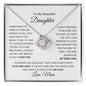 To My Daughter | Love Knot Necklace