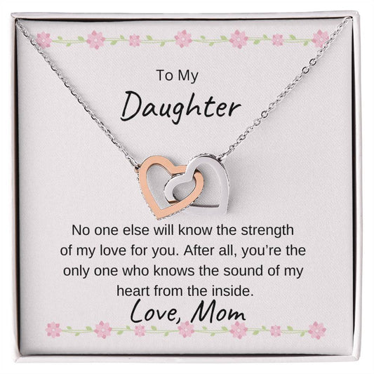 My Daughter | Interlocking Hearts Necklace