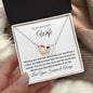 To My Beautiful Wife | Interlocking Hearts Necklace