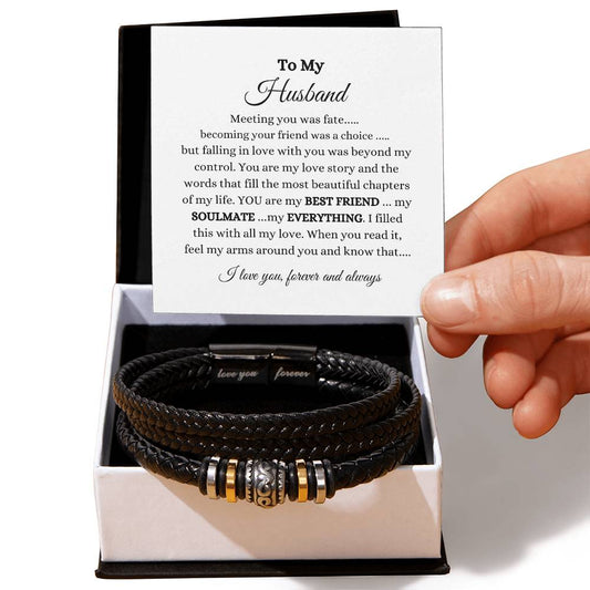 Love You Forever Bracelet | To My Husband